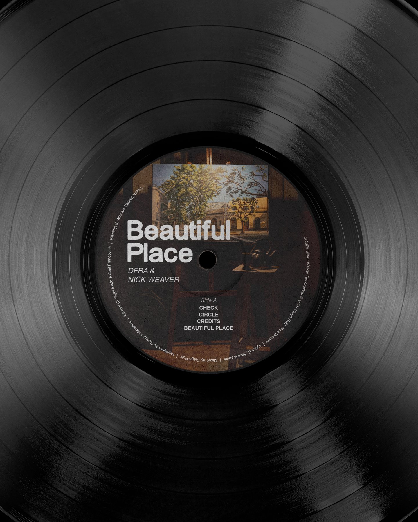 Beautiful Place — label del vinilo, Side A