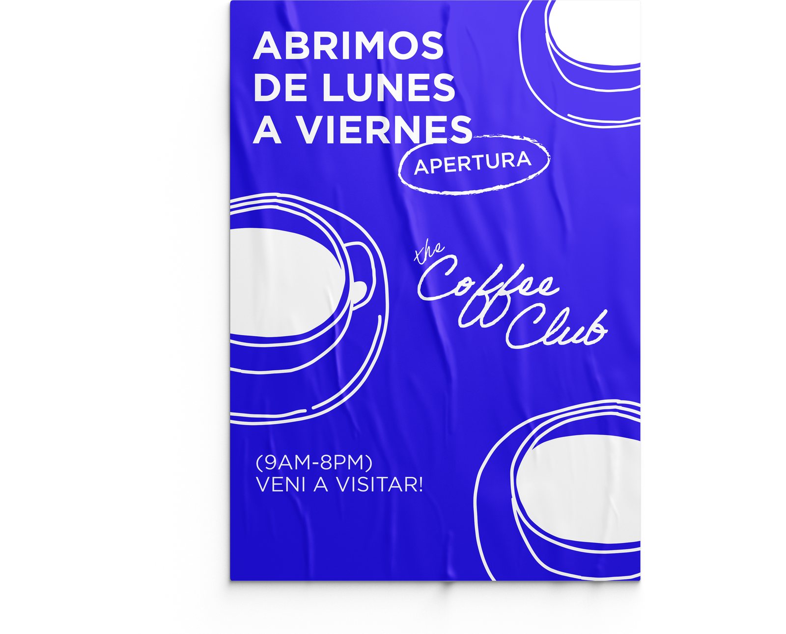 The Coffee Club — poster de apertura